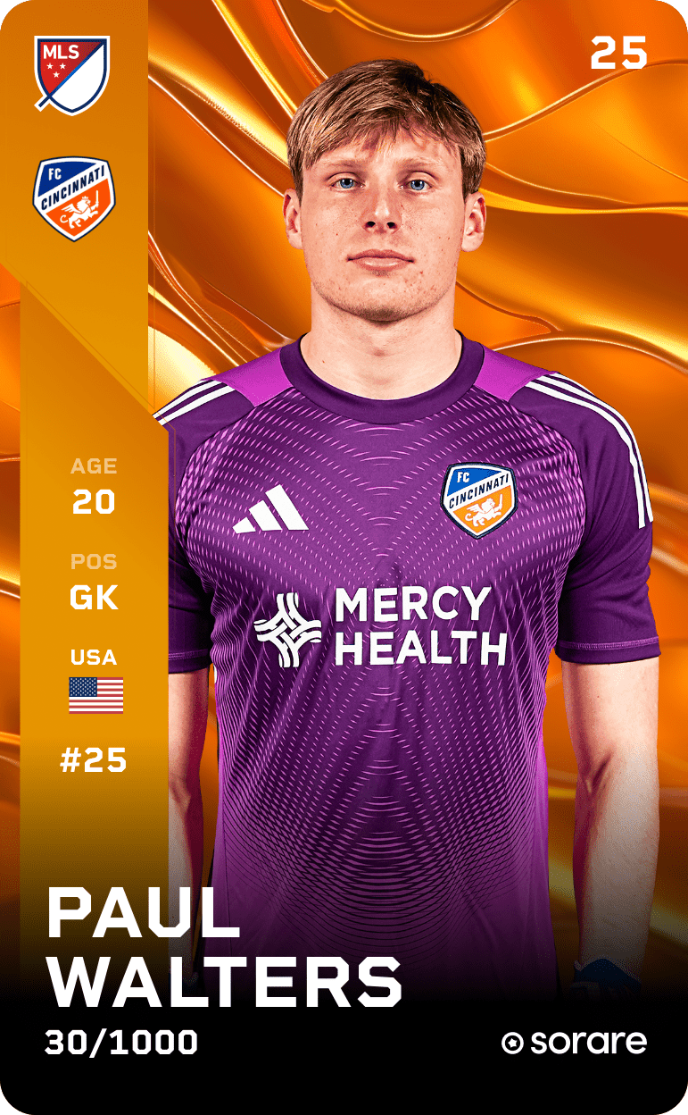 Paul Walters 2025-26 • Limited 30/1000