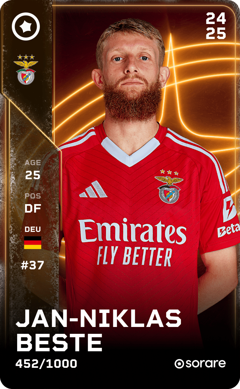 Jan-Niklas Beste 2024-25 • Limited 452/1000