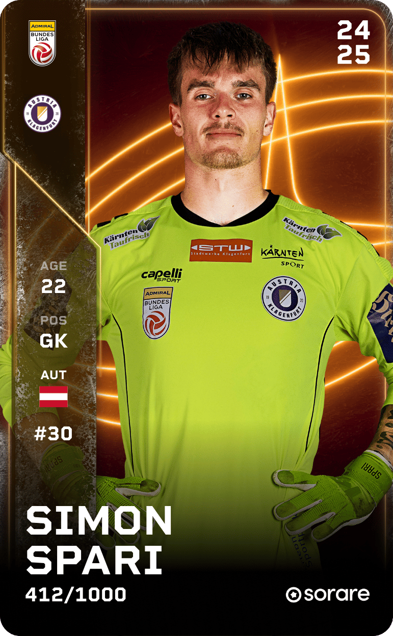 Simon Spari 2024-25 • Limited 412/1000