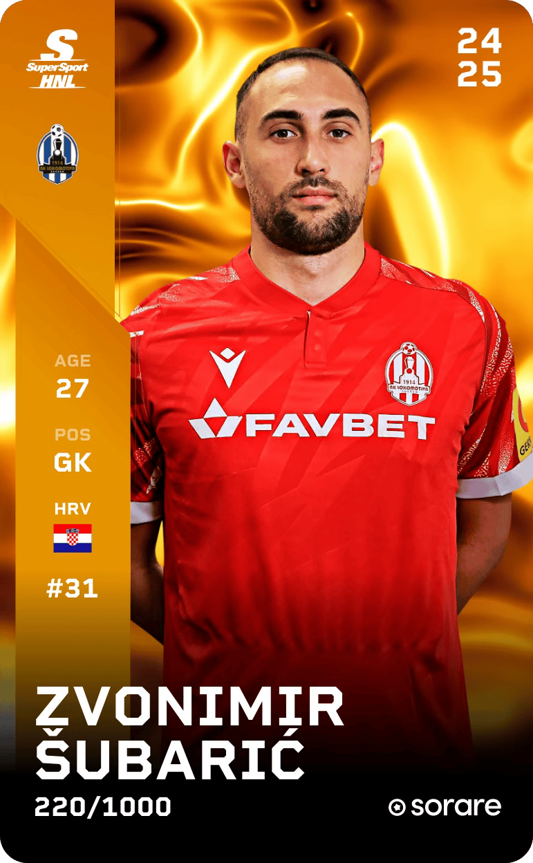 Zvonimir Šubarić 2024-25 • Limited 220/1000