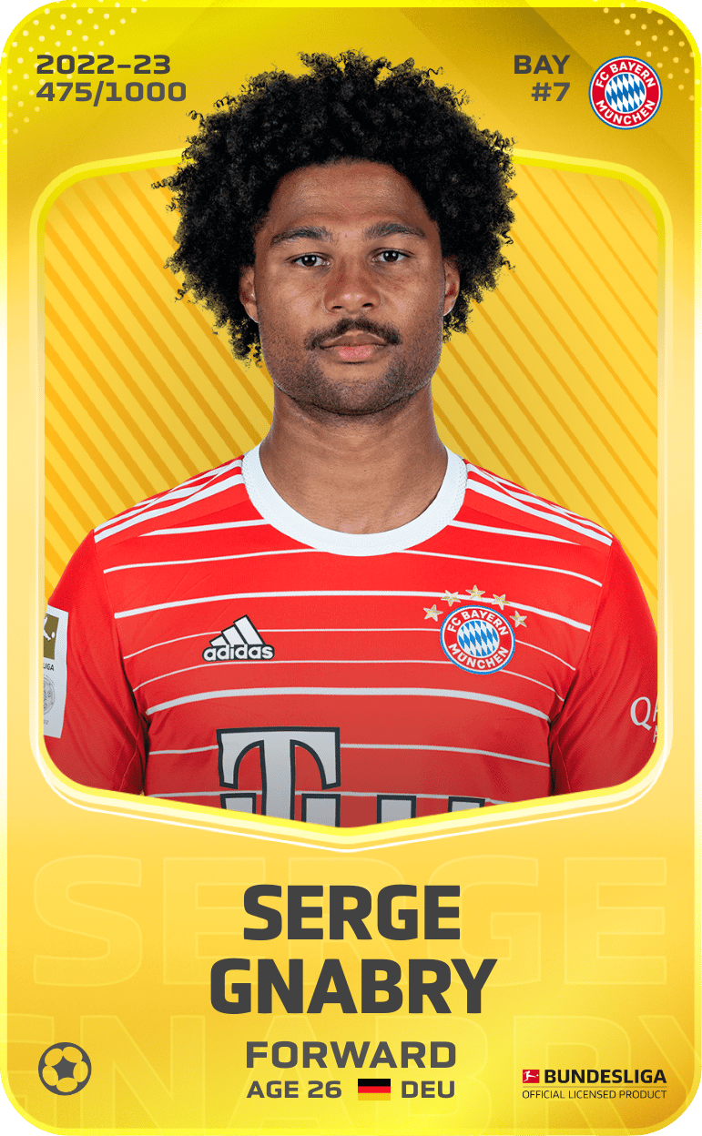Serge Gnabry 2022-23 • Limited 475/1000