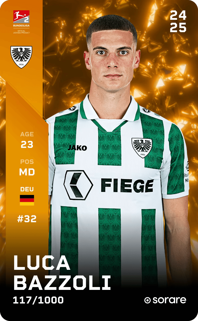 Luca Bazzoli 2024-25 • Limited 117/1000