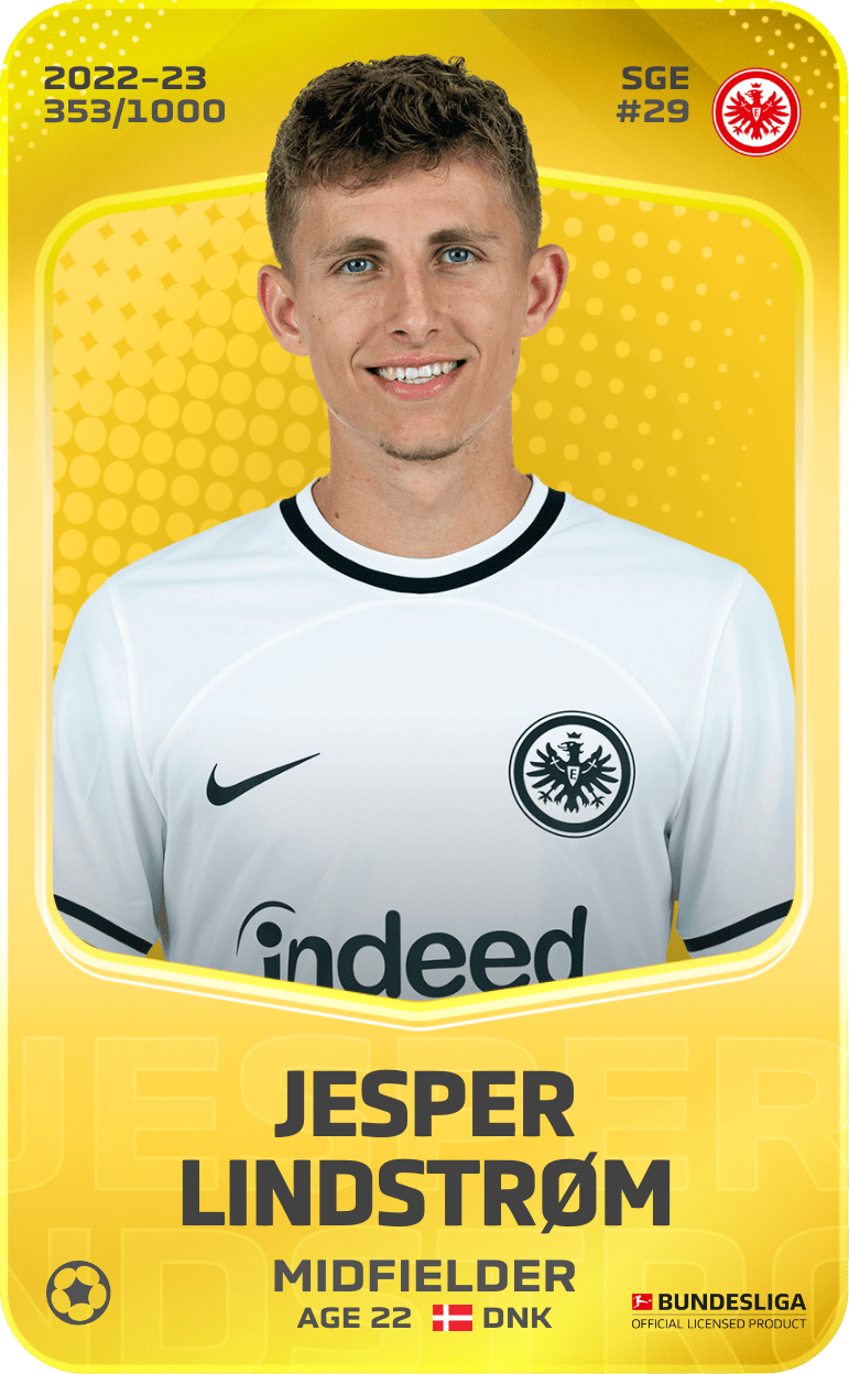 Jesper Lindstrøm 2022-23 • Limited 353/1000