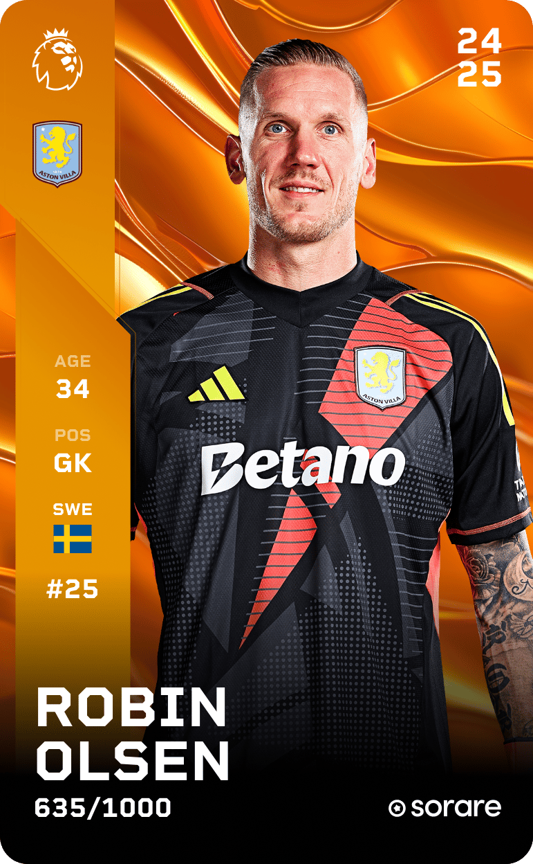 Robin Olsen 2024-25 • Limited 635/1000