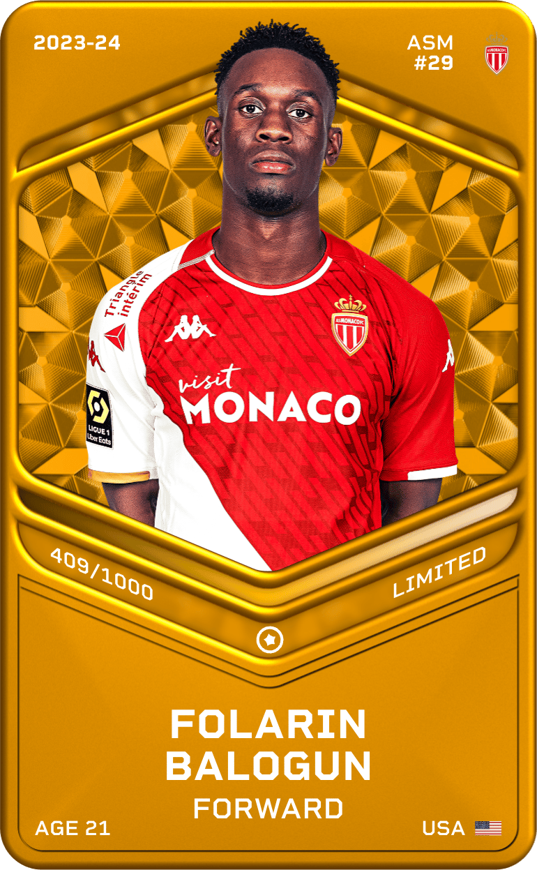 Folarin Balogun 2023-24 • Limited 409/1000