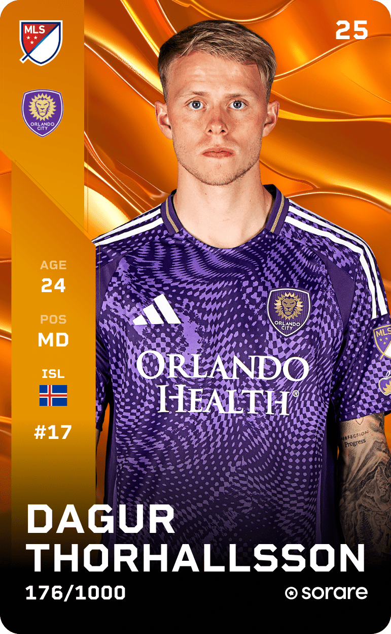 Dagur Dan      Thórhallson 2025-26 • Limited 176/1000
