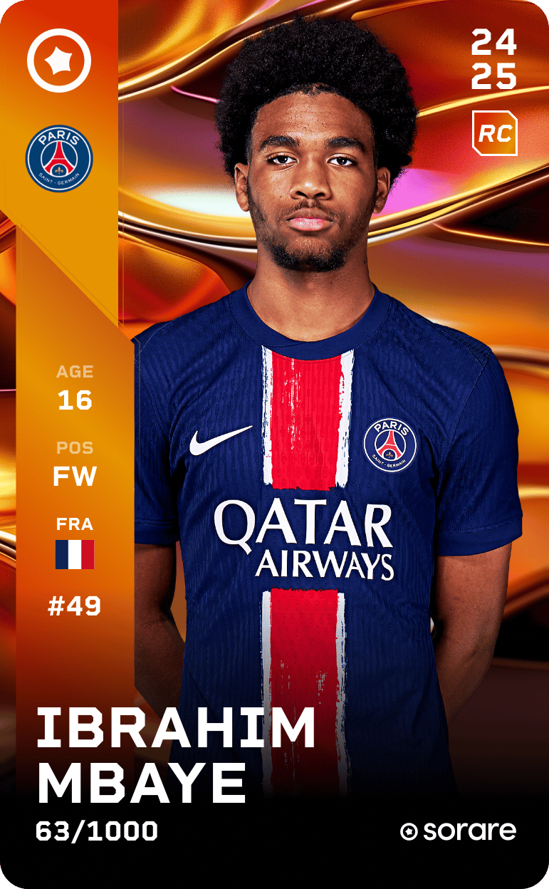 Ibrahim Mbaye 2024-25 • Limited 63/1000