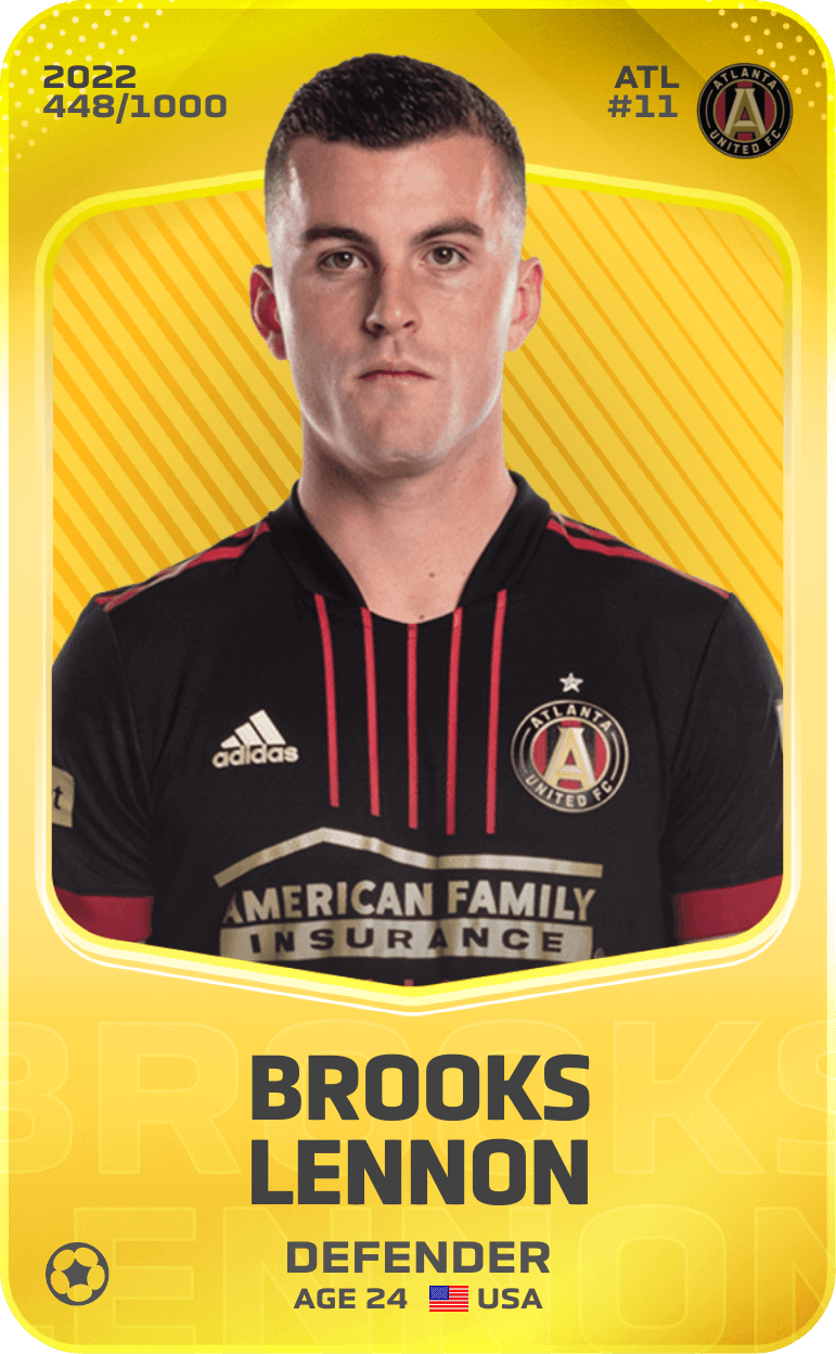Brooks Lennon 2022-23 • Limited 448/1000