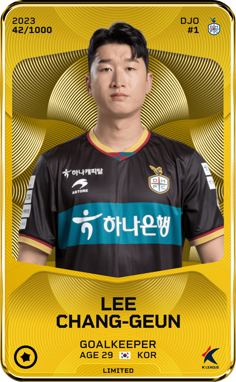 Lee Chang-Geun 2023-24 • Limited 42/1000