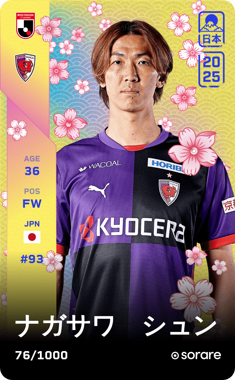 Shun Nagasawa 2025-26 • Limited 76/1000