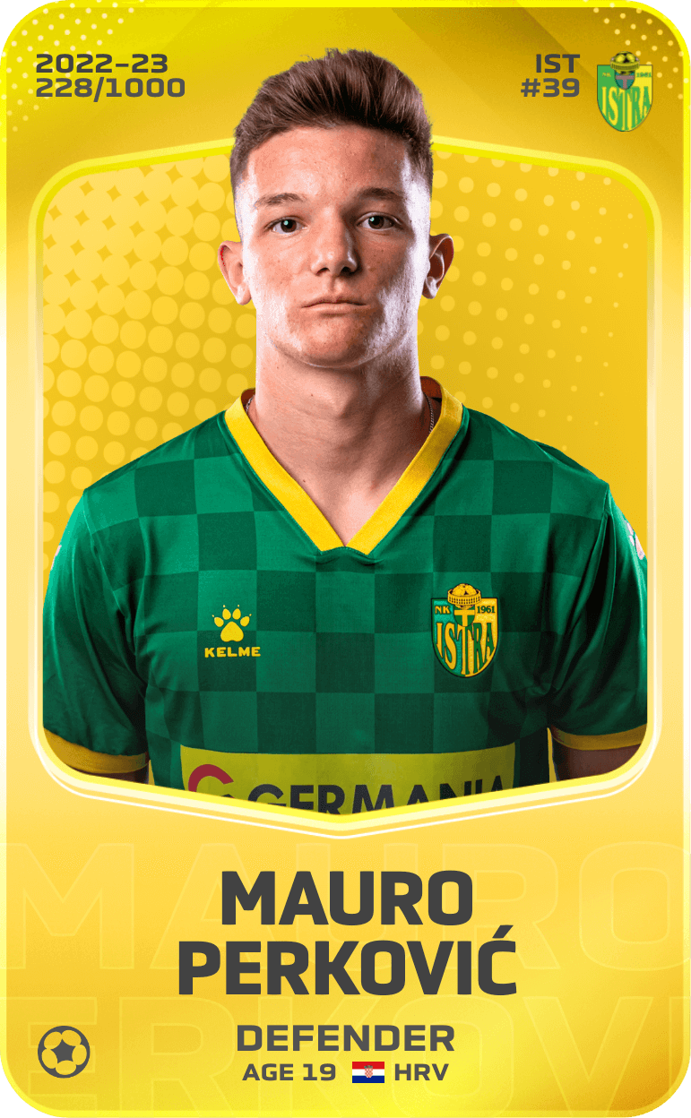 Mauro Perković 2022-23 • Limited 228/1000