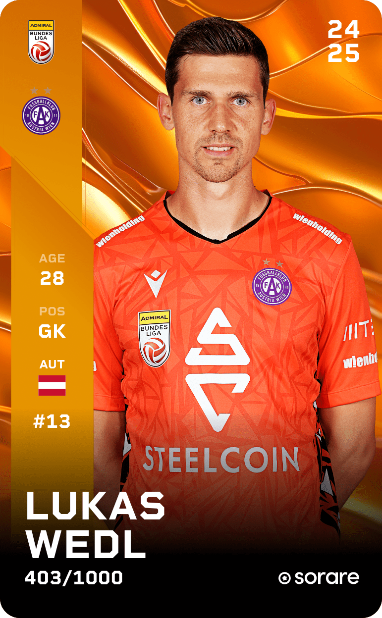 Lukas Wedl 2024-25 • Limited 403/1000