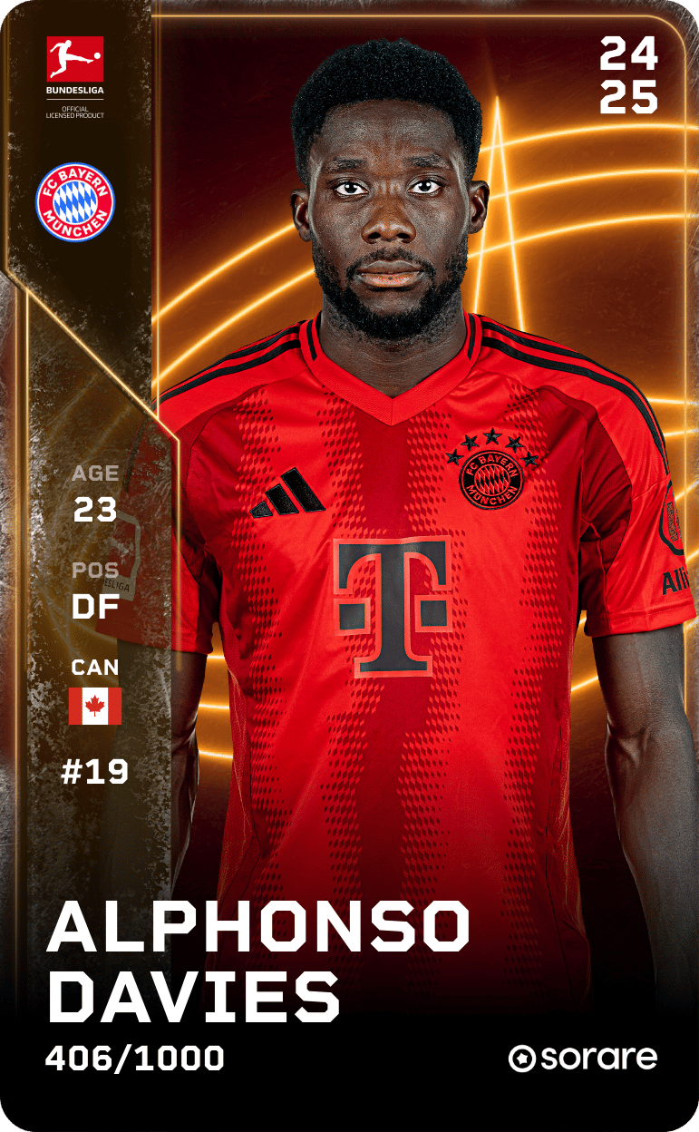 Alphonso Davies 2024-25 • Limited 406/1000