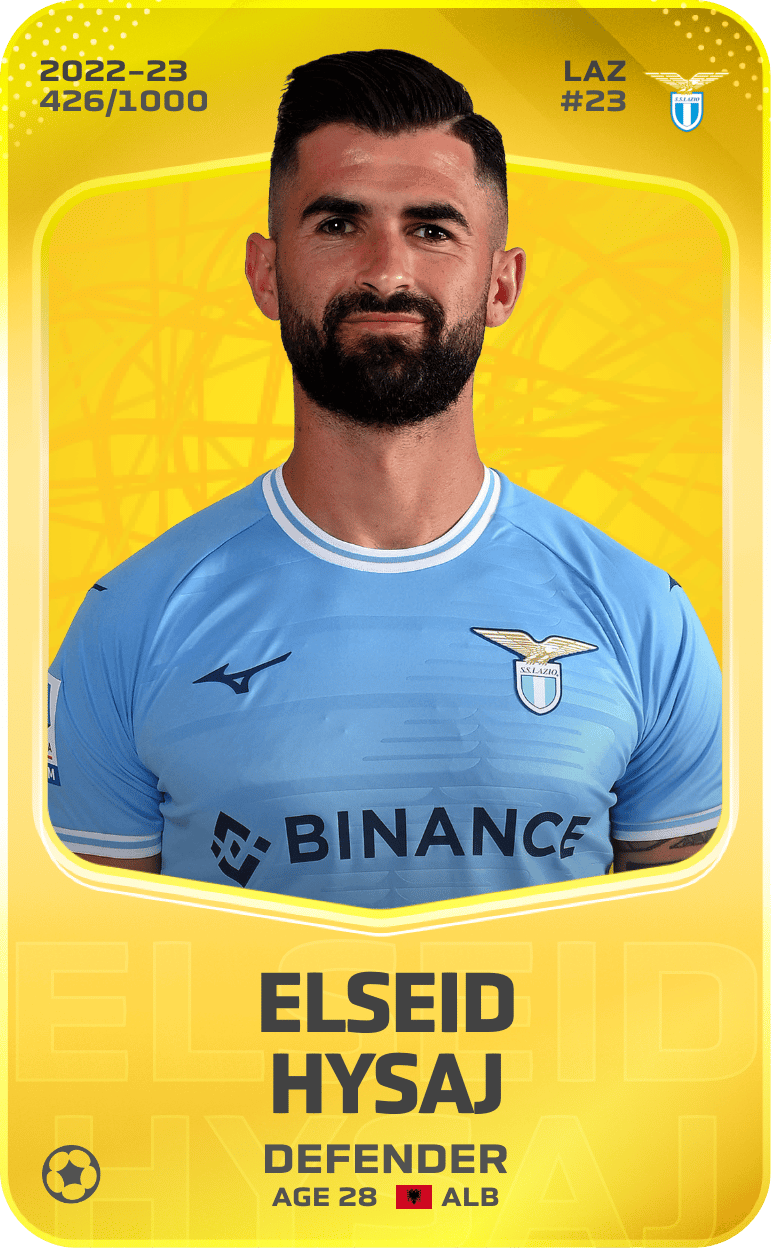 Elseid Hysaj 2022-23 • Limited 426/1000