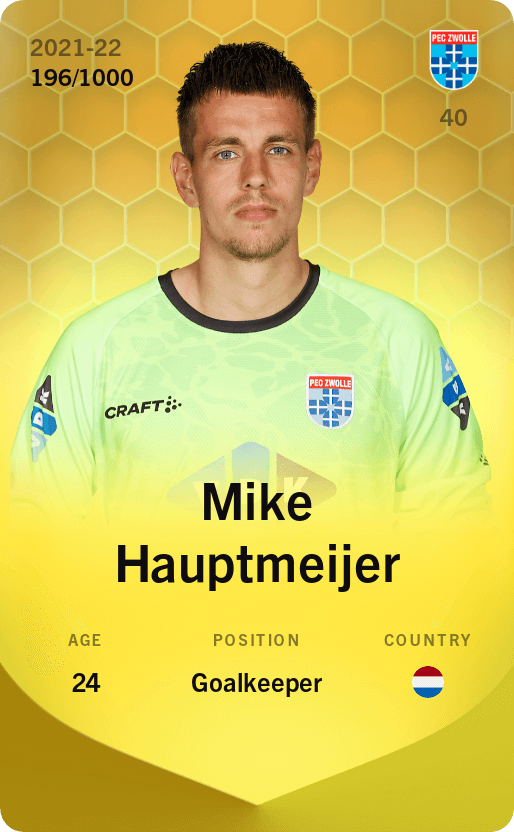 Mike Hauptmeijer 2021-22 • Limited 196/1000