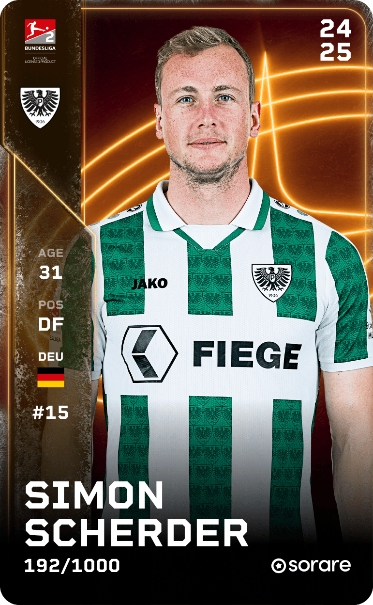 Simon Scherder 2024-25 • Limited 192/1000