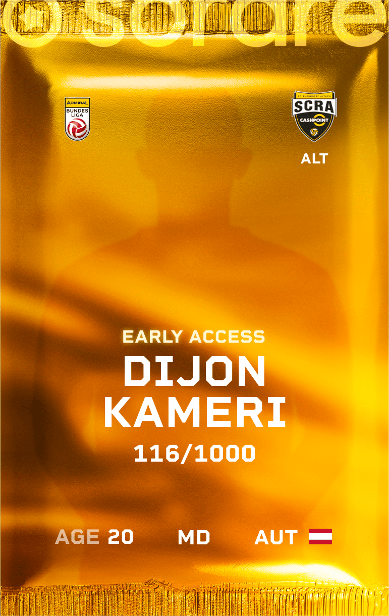 Dijon Kameri 2024-25 • Limited 116/1000