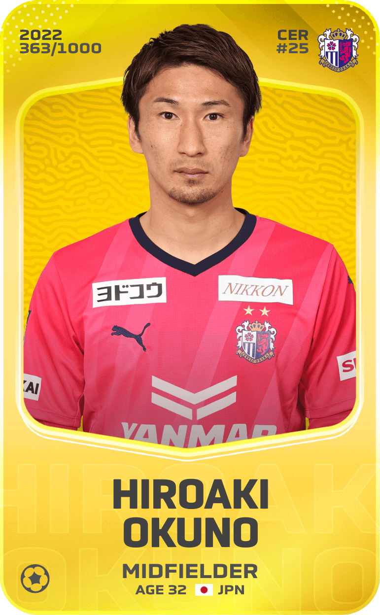 Hiroaki Okuno 2022-23 • Limited 363/1000