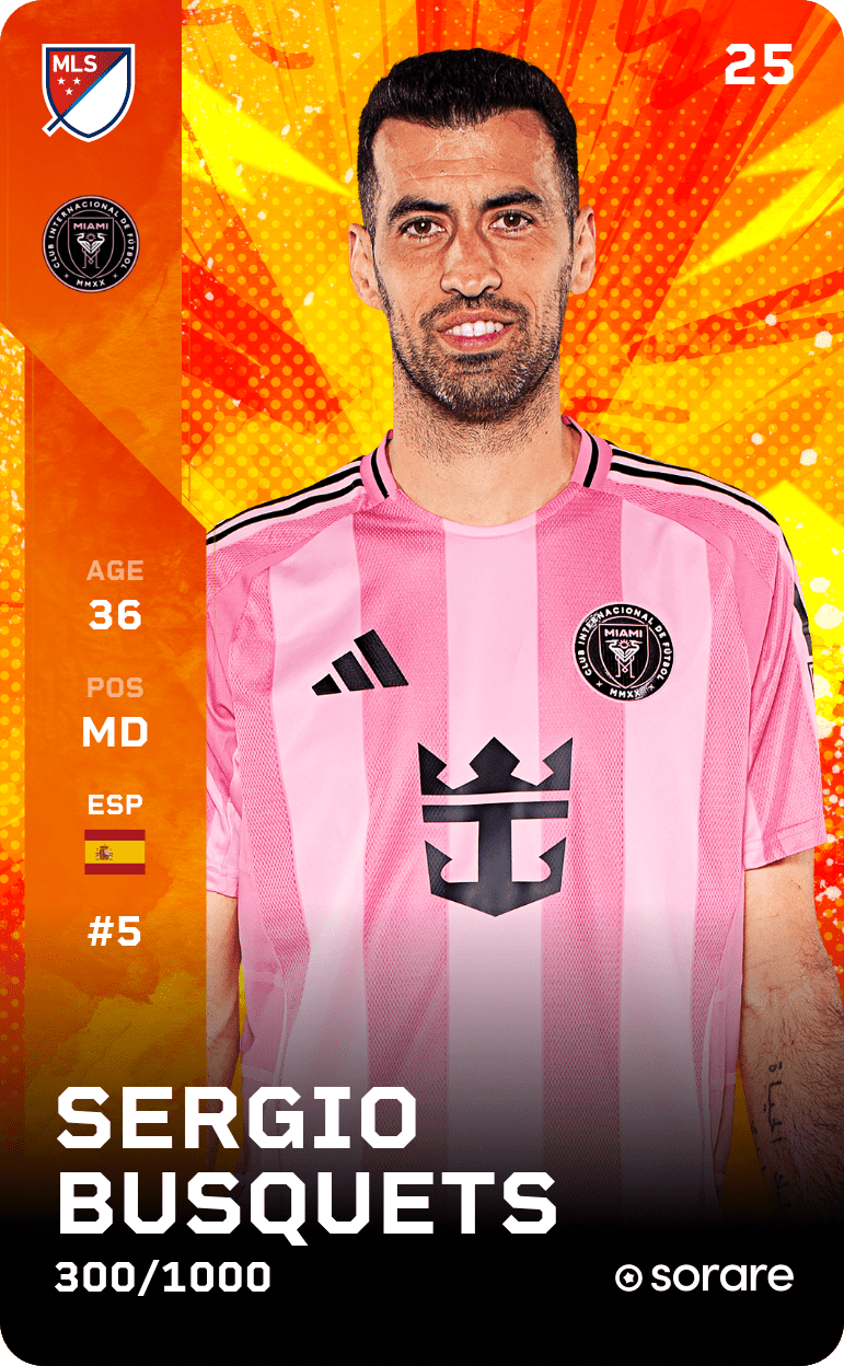 Sergio Busquets 2025-26 • Limited 300/1000