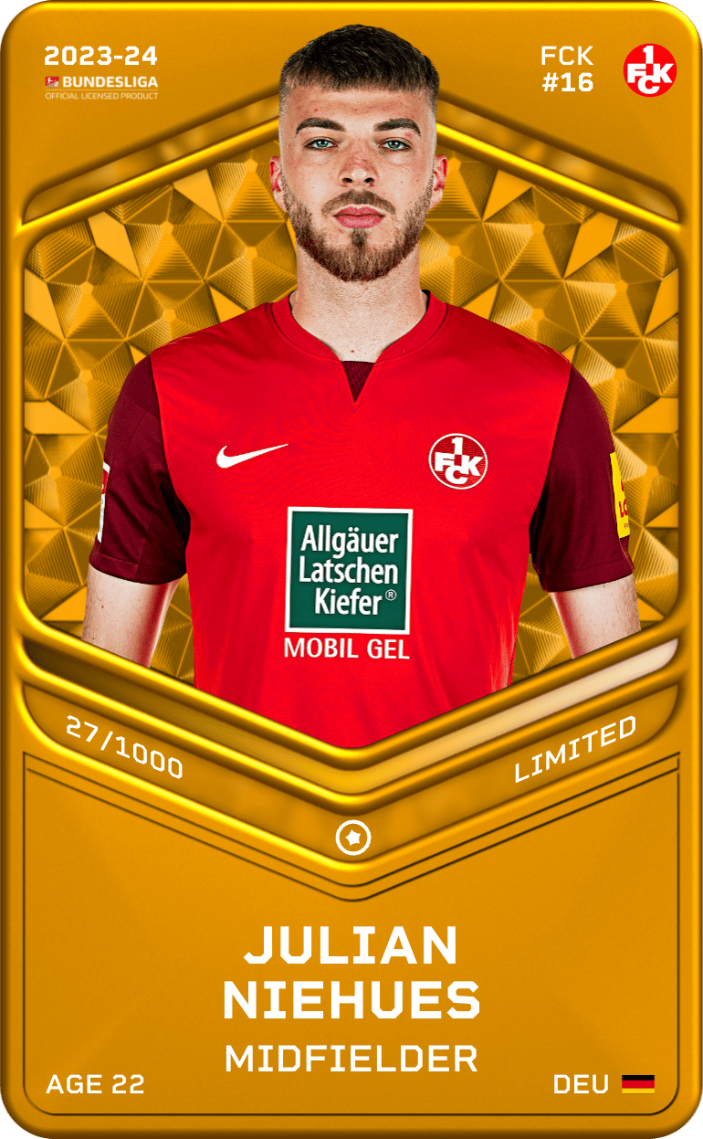 Julian Niehues 2023-24 • Limited 27/1000