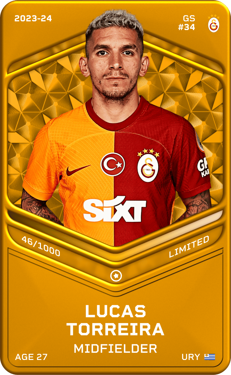 Lucas Torreira 2023-24 • Limited 46/1000