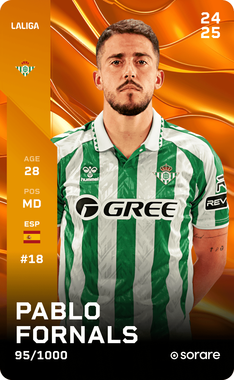 Pablo Fornals 2024-25 • Limited 95/1000