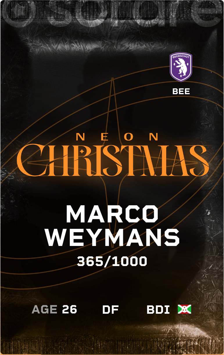 Marco Weymans 2024-25 • Limited 365/1000