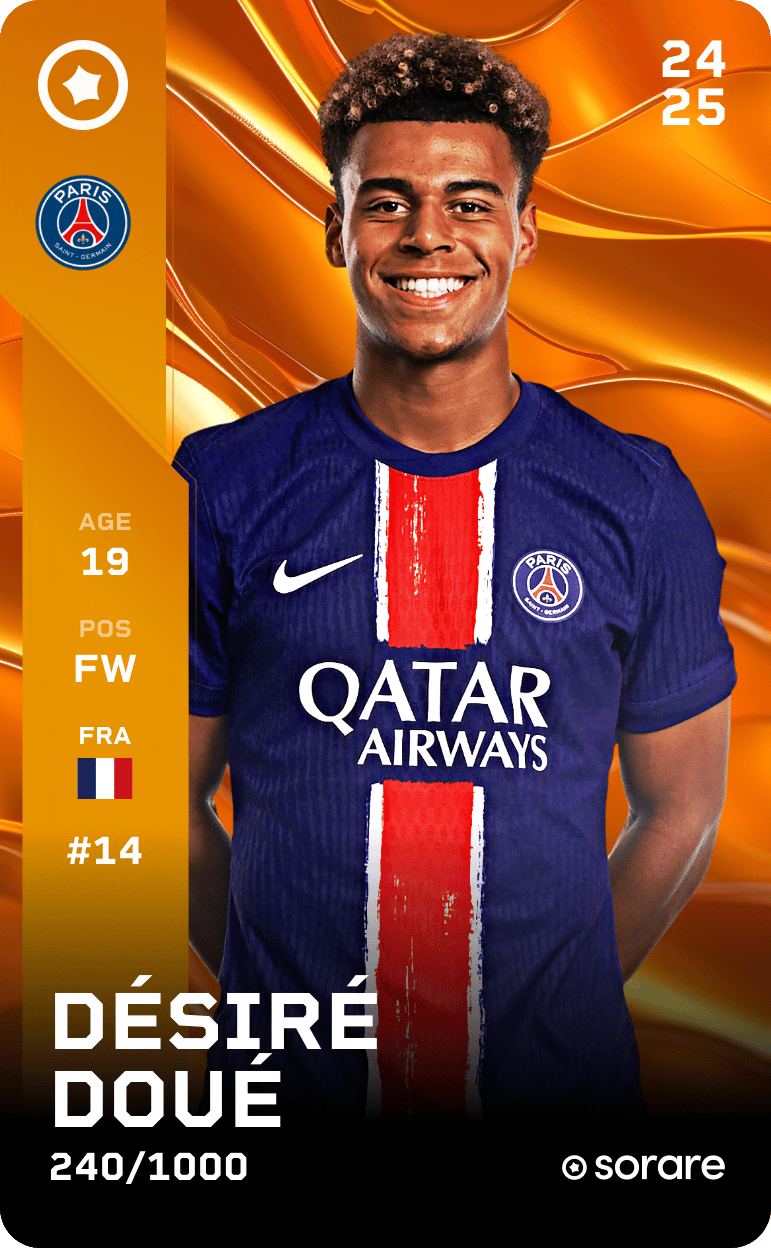 Désiré Doué 2024-25 • Limited 240/1000