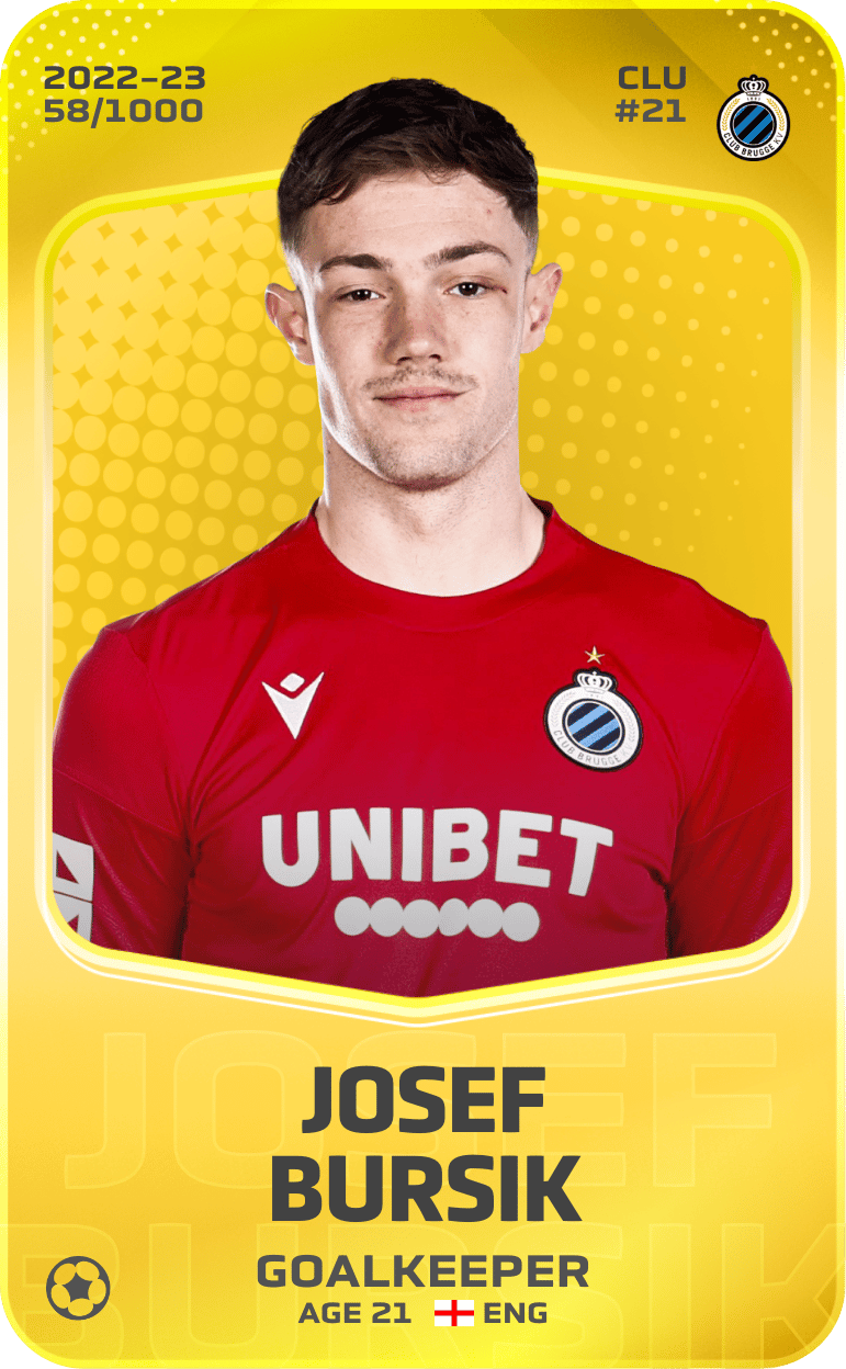 Josef Bursik 2022-23 • Limited 58/1000