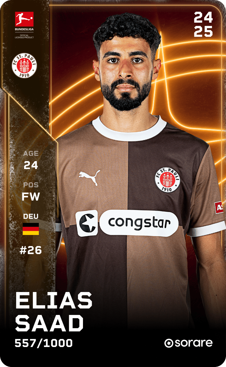 Elias Saad 2024-25 • Limited 557/1000
