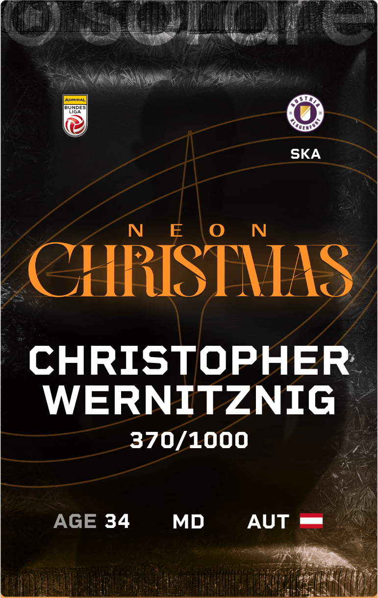 Christopher Wernitznig 2024-25 • Limited 370/1000