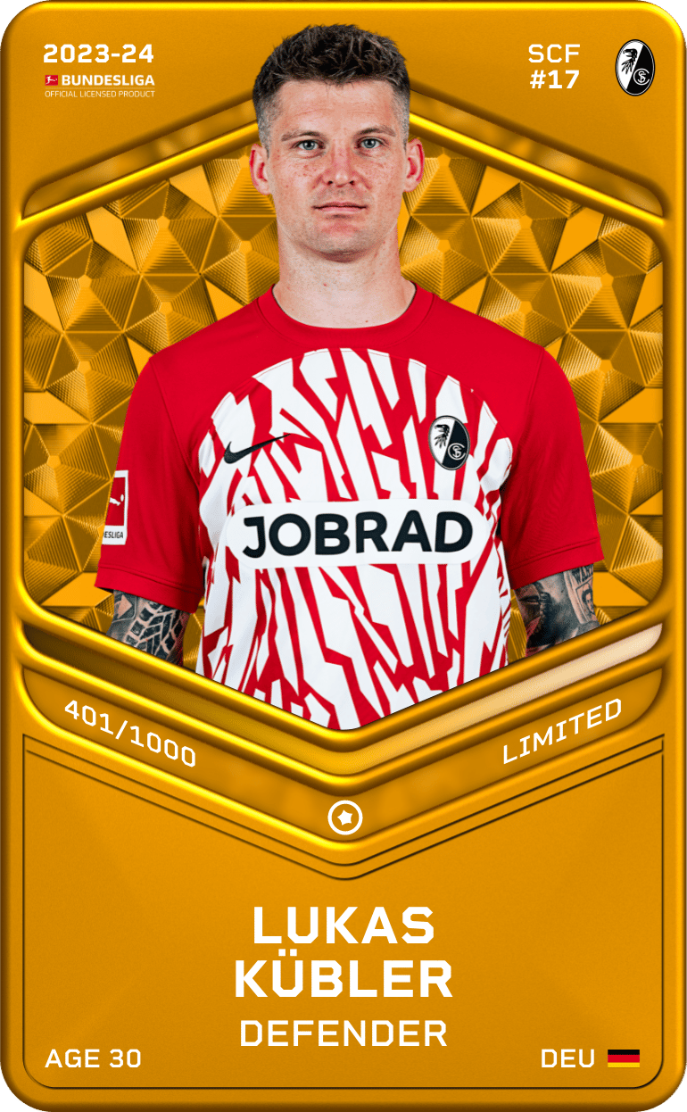 Lukas Kübler 2023-24 • Limited 401/1000