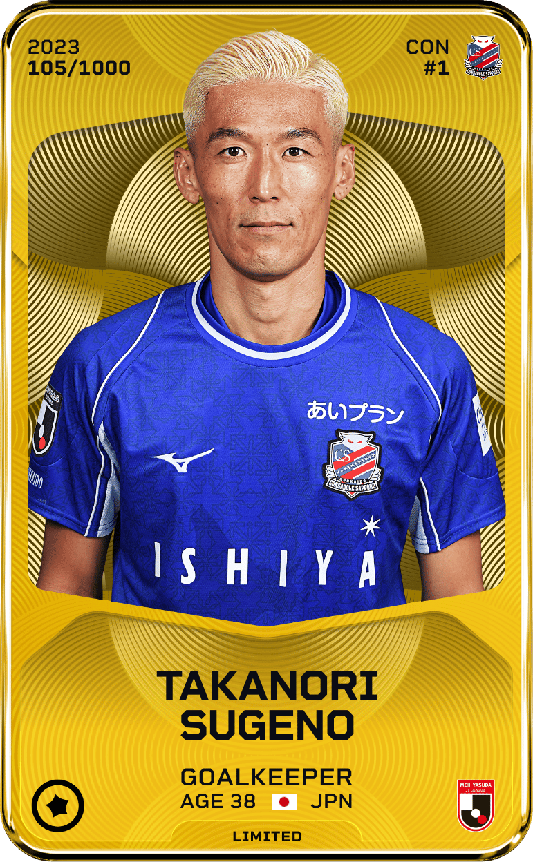 Takanori Sugeno 2023-24 • Limited 105/1000