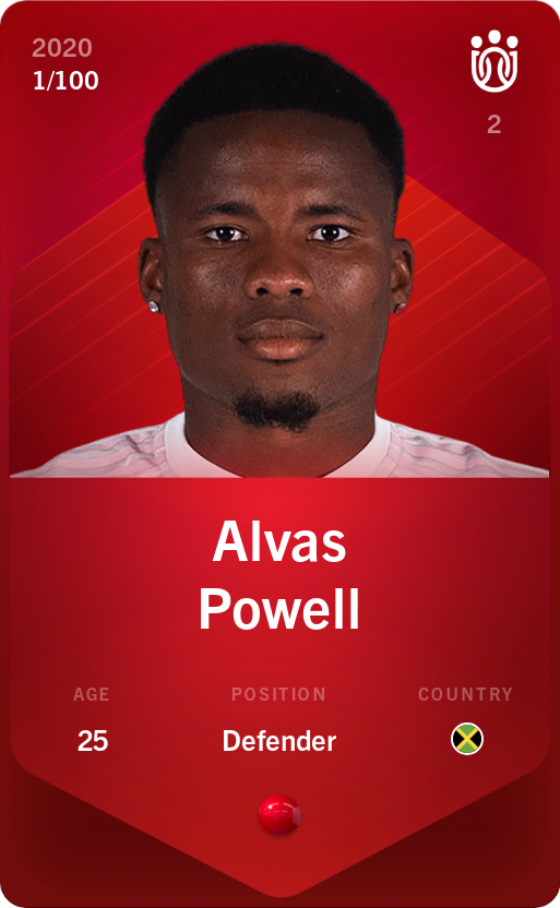 Sorare - Sorare Official - Alvas Powell 2020-21 • Rare 1/100 - NFT # 105495053363958131224307967444244725670412678277853522452205875108104705477295
