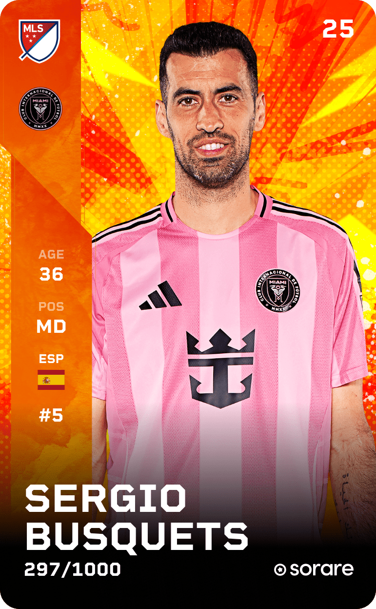 Sergio Busquets 2025-26 • Limited 297/1000