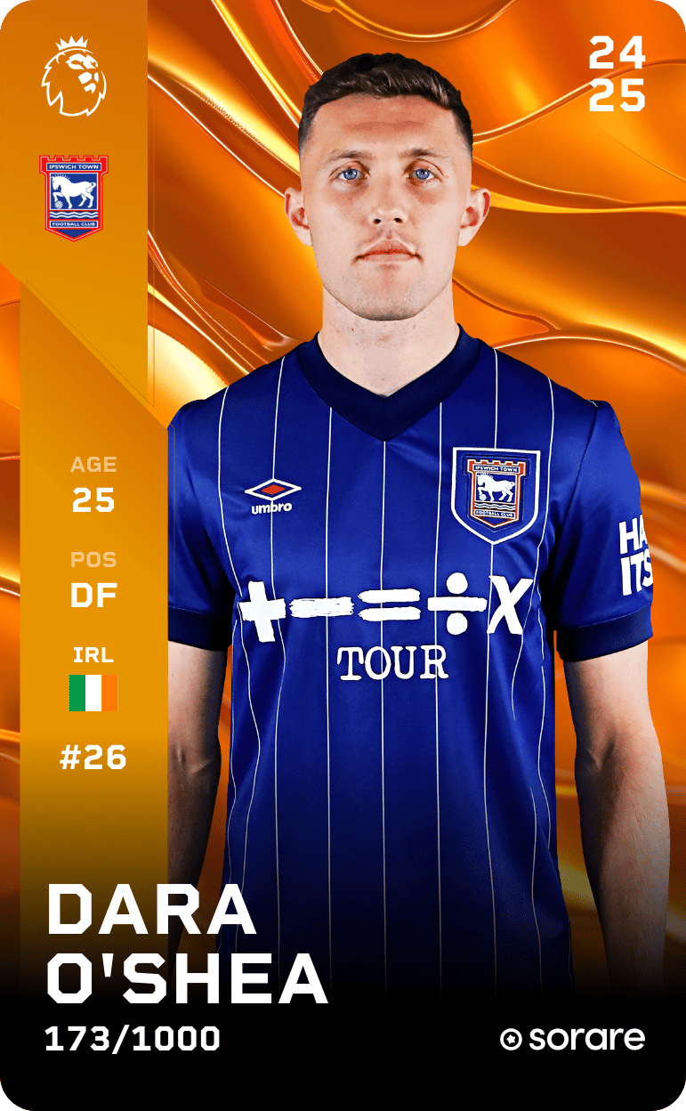 Dara O'Shea 2024-25 • Limited 173/1000