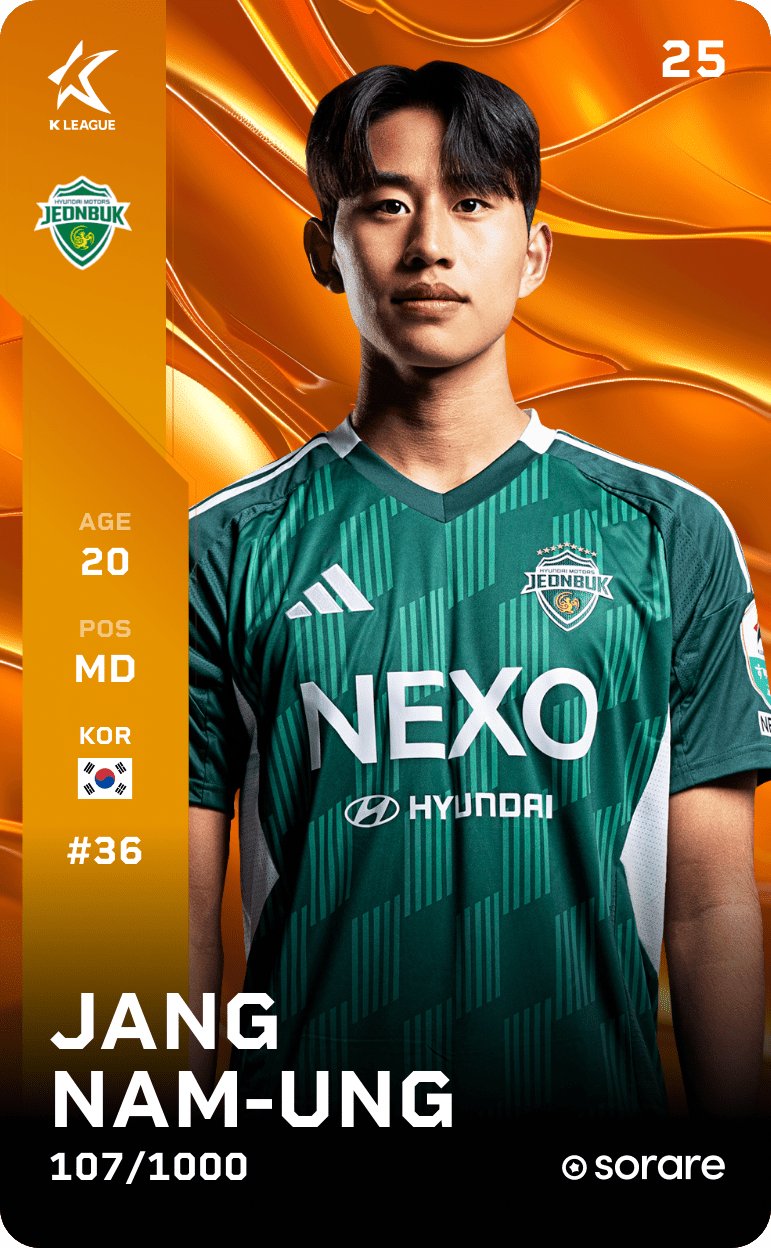 Jang Nam-Ung 2025-26 • Limited 107/1000