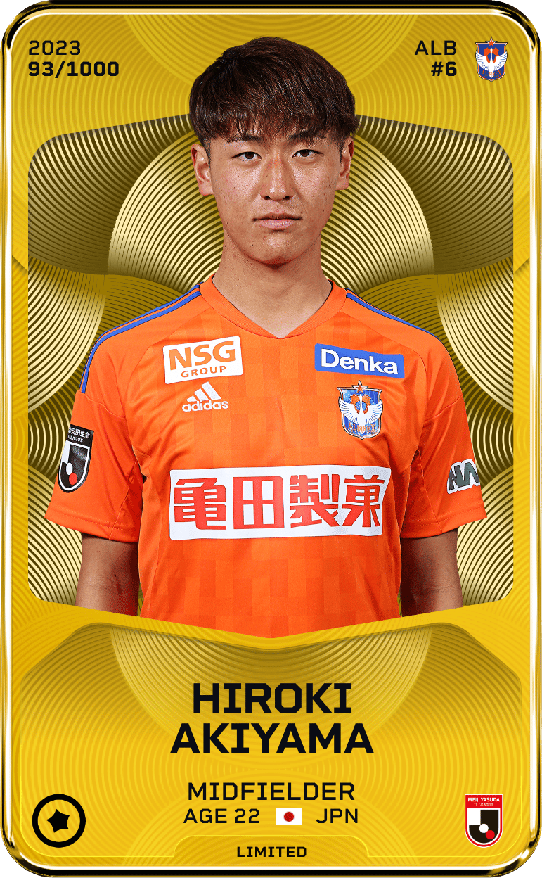 Hiroki Akiyama 2023-24 • Limited 93/1000