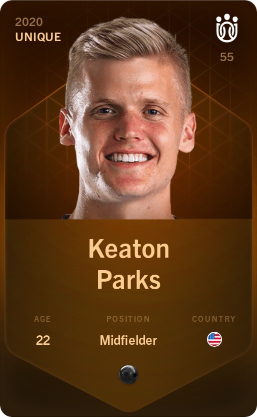 Sorare - Sorare Official - Keaton Parks 2020-21 • Unique - NFT # 21456568322782171336100295484577278256972684939755226866204856811744265627460