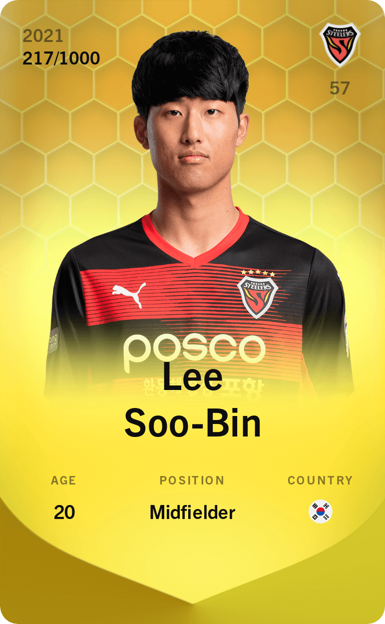Lee Soo-Bin 2021-22 • Limited 217/1000