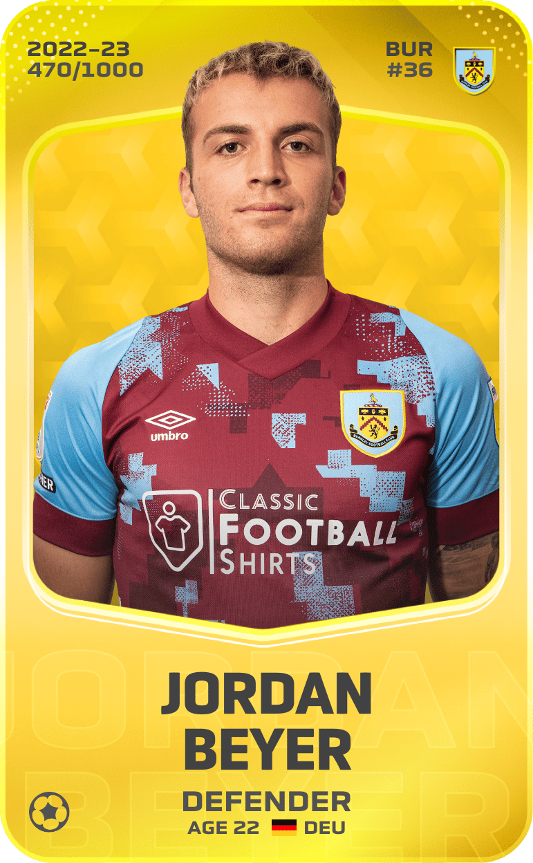 Jordan Beyer 2022-23 • Limited 470/1000