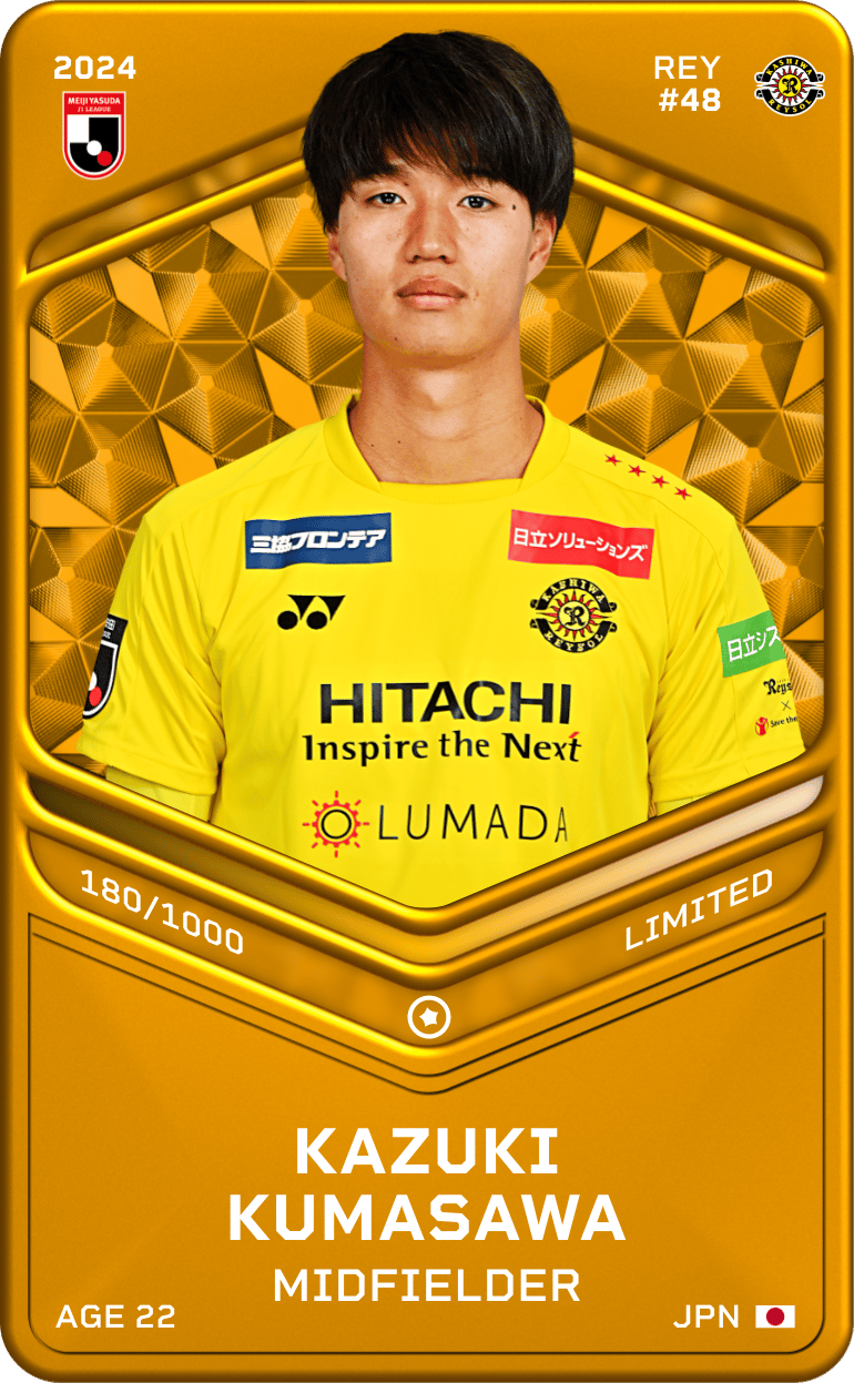 Kazuki Kumasawa 2024-25 • Limited 180/1000