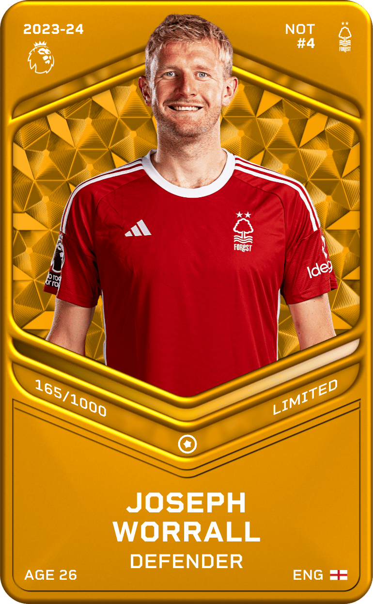 Joseph Worrall 2023-24 • Limited 165/1000