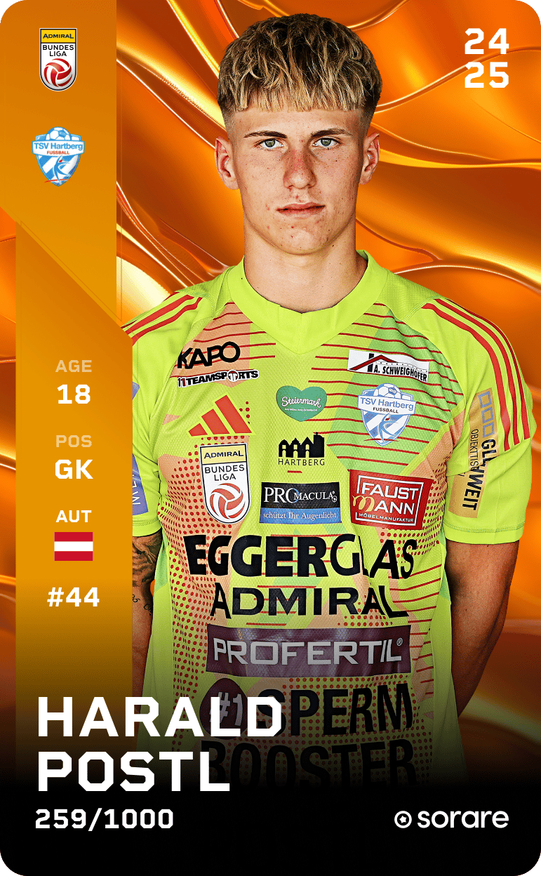 Harald Postl 2024-25 • Limited 259/1000