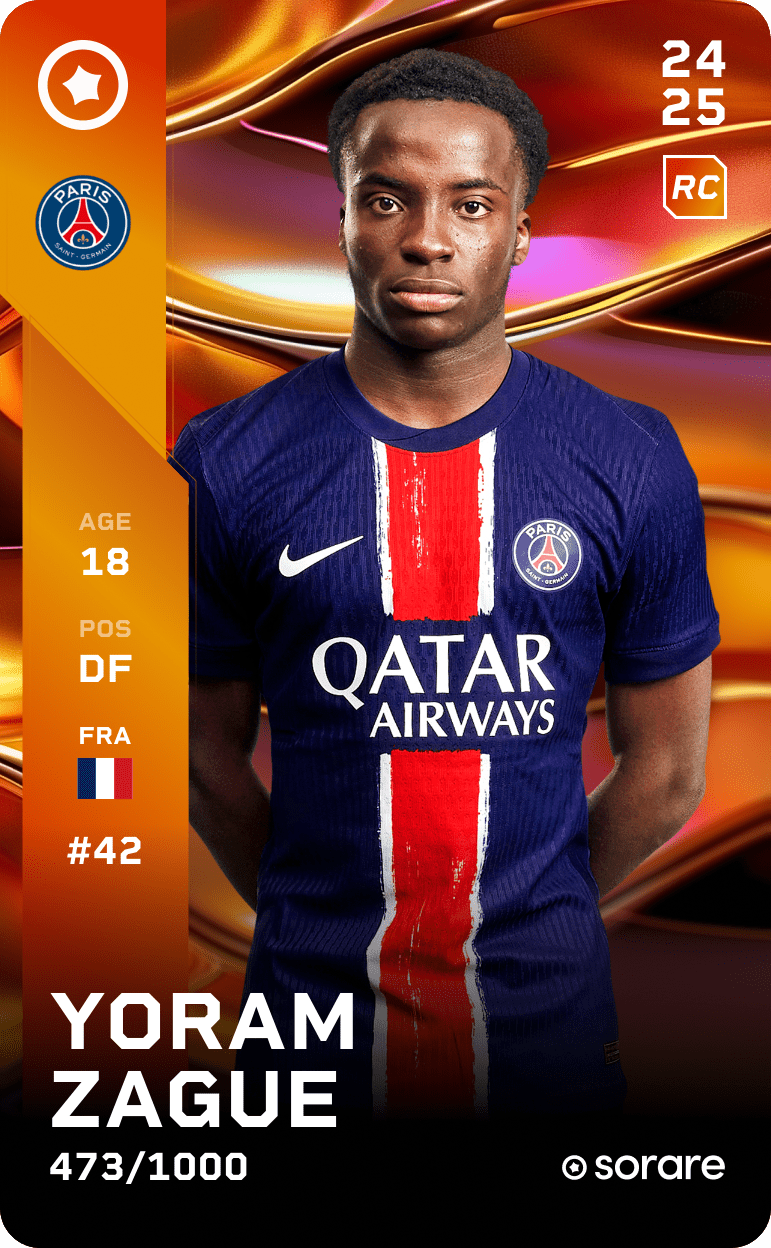 Yoram Zague 2024-25 • Limited 473/1000