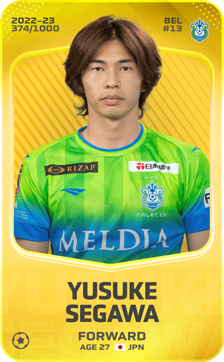 Yusuke Segawa 2022-23 • Limited 374/1000
