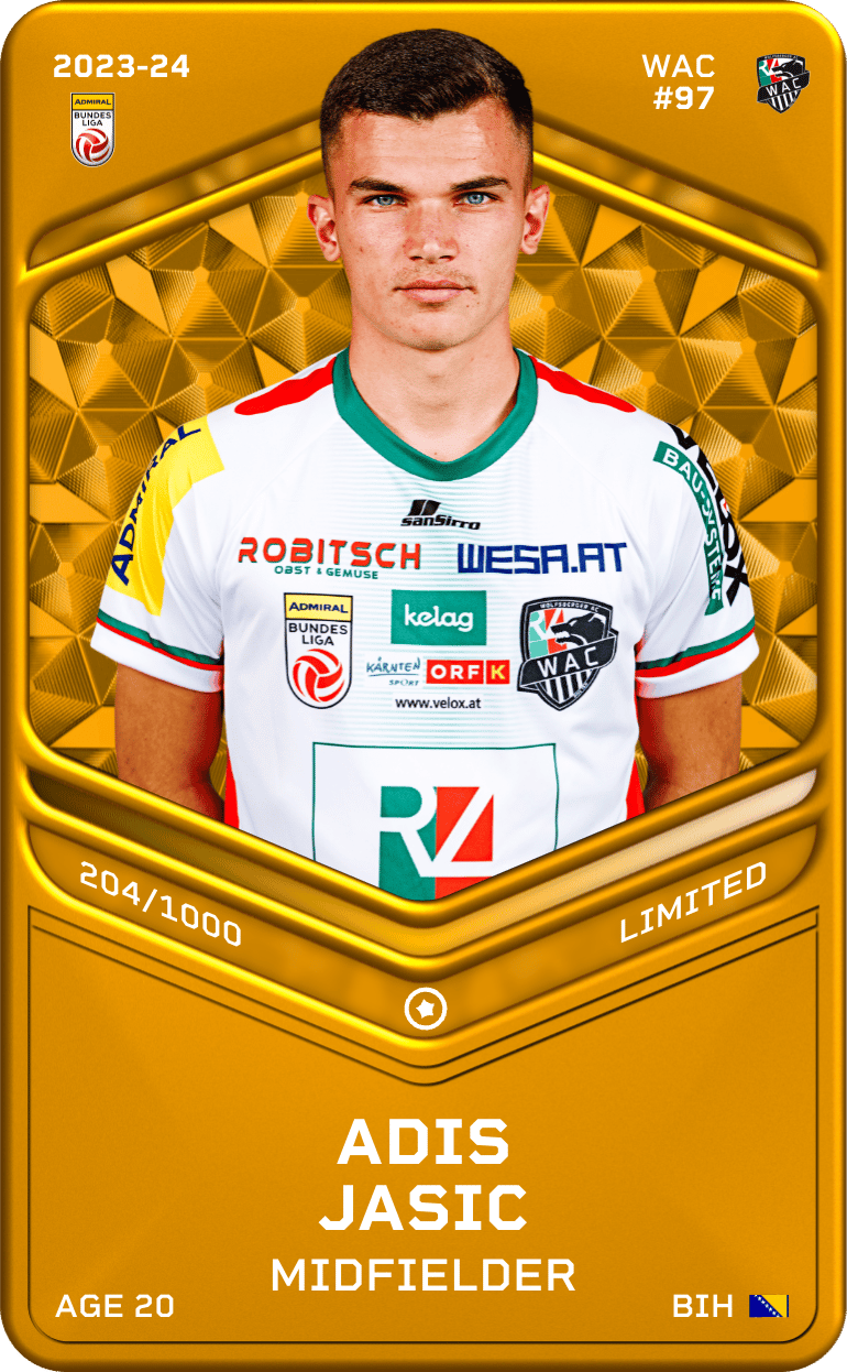 Adis Jasic 2023-24 • Limited 204/1000