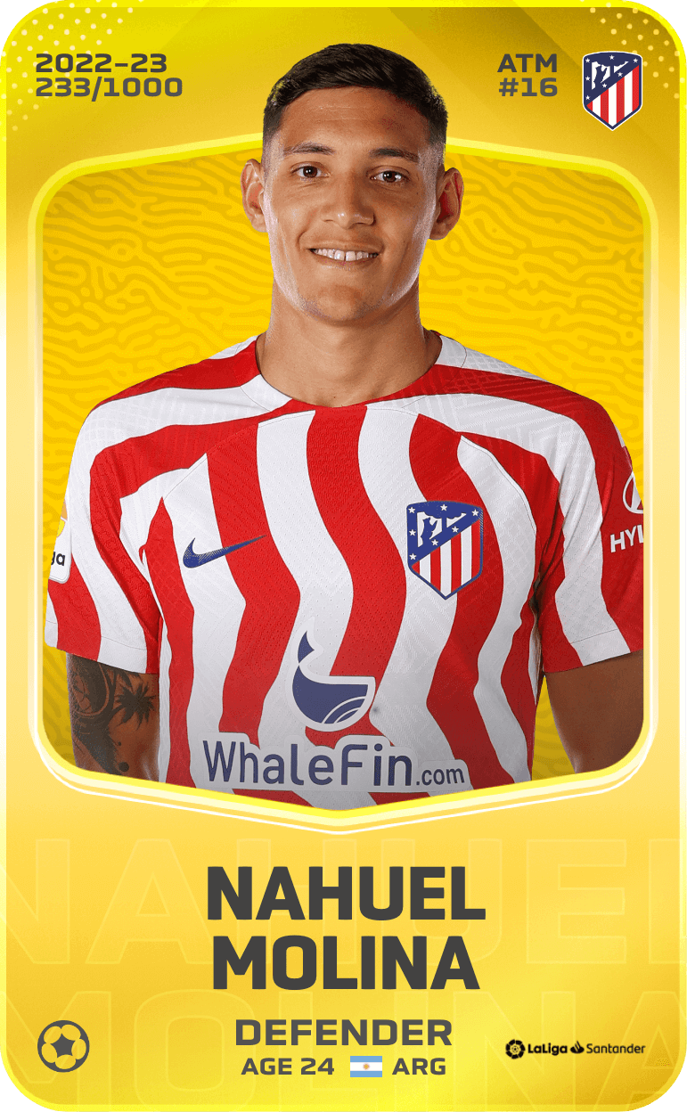 Nahuel Molina 2022-23 • Limited 233/1000