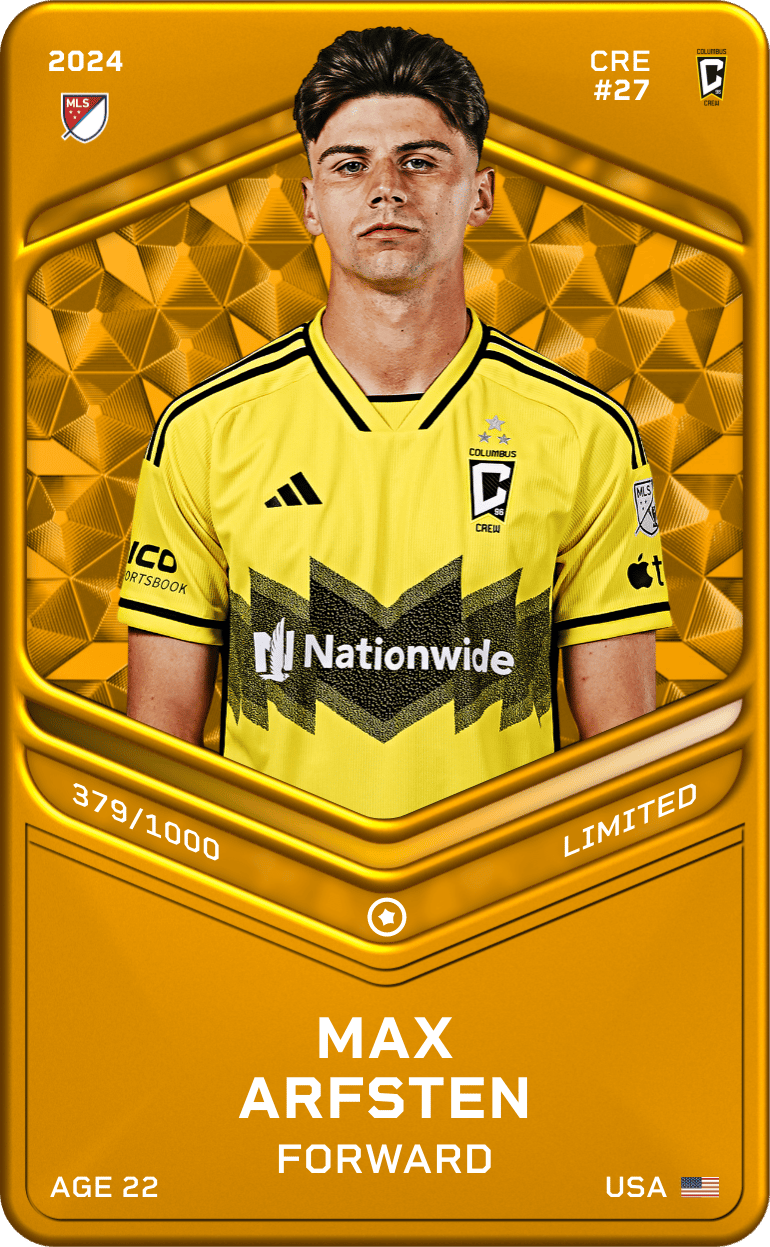 Max Arfsten 2024-25 • Limited 379/1000