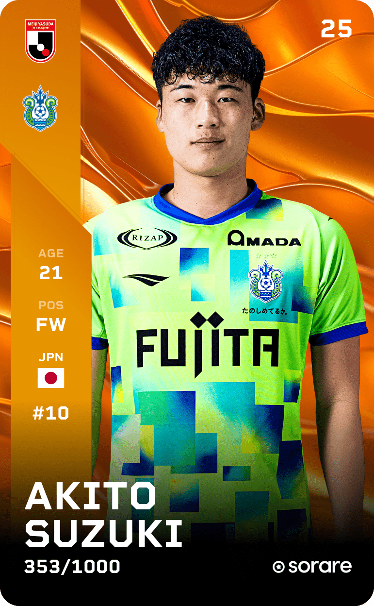 Akito Suzuki 2025-26 • Limited 353/1000